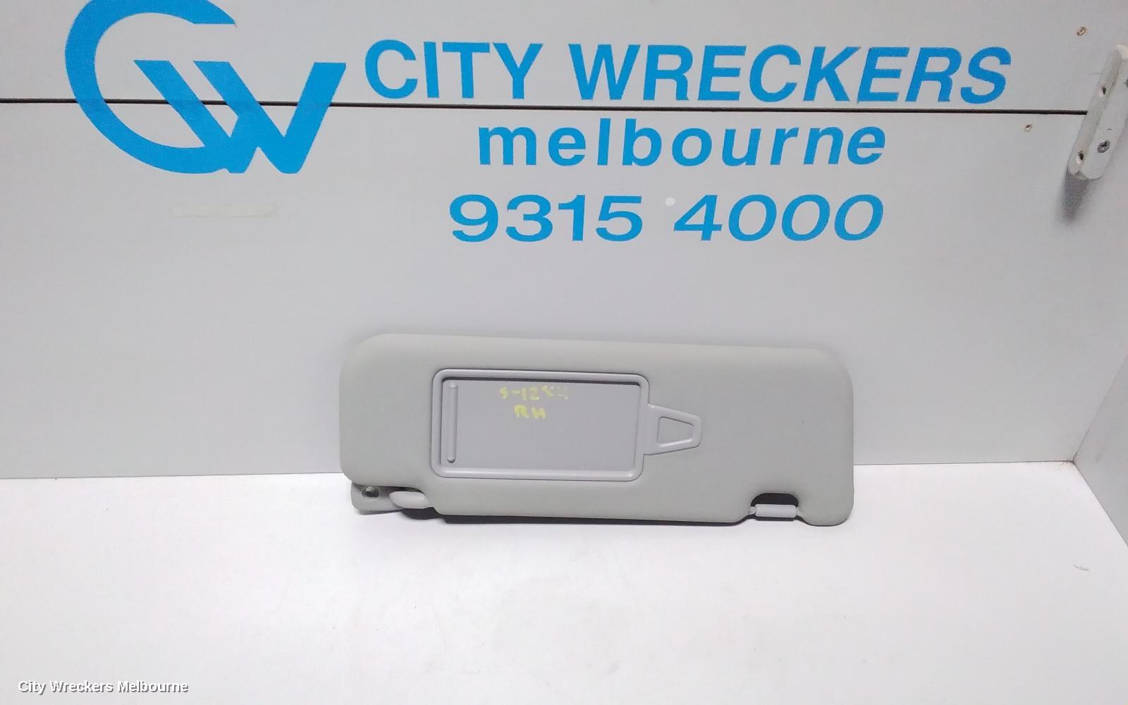 KIA SPORTAGE SUNVISOR, SL, RH SIDE, 05/2010 - 10/2015