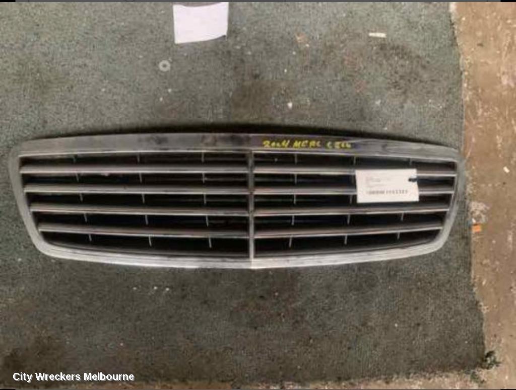 MERCEDES C CLASS GRILLE, W203/S203/CL203, BONNET GRILLE, 11/2000 - 06/2007