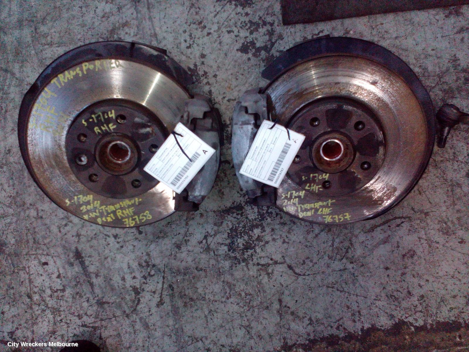 VOLKSWAGEN TRANSPORTER LEFT FRONT HUB ASSEMBLY, T5, CARAVELLE/TRANSPORT/MULTIVAN, 03/2010 - 06/2015