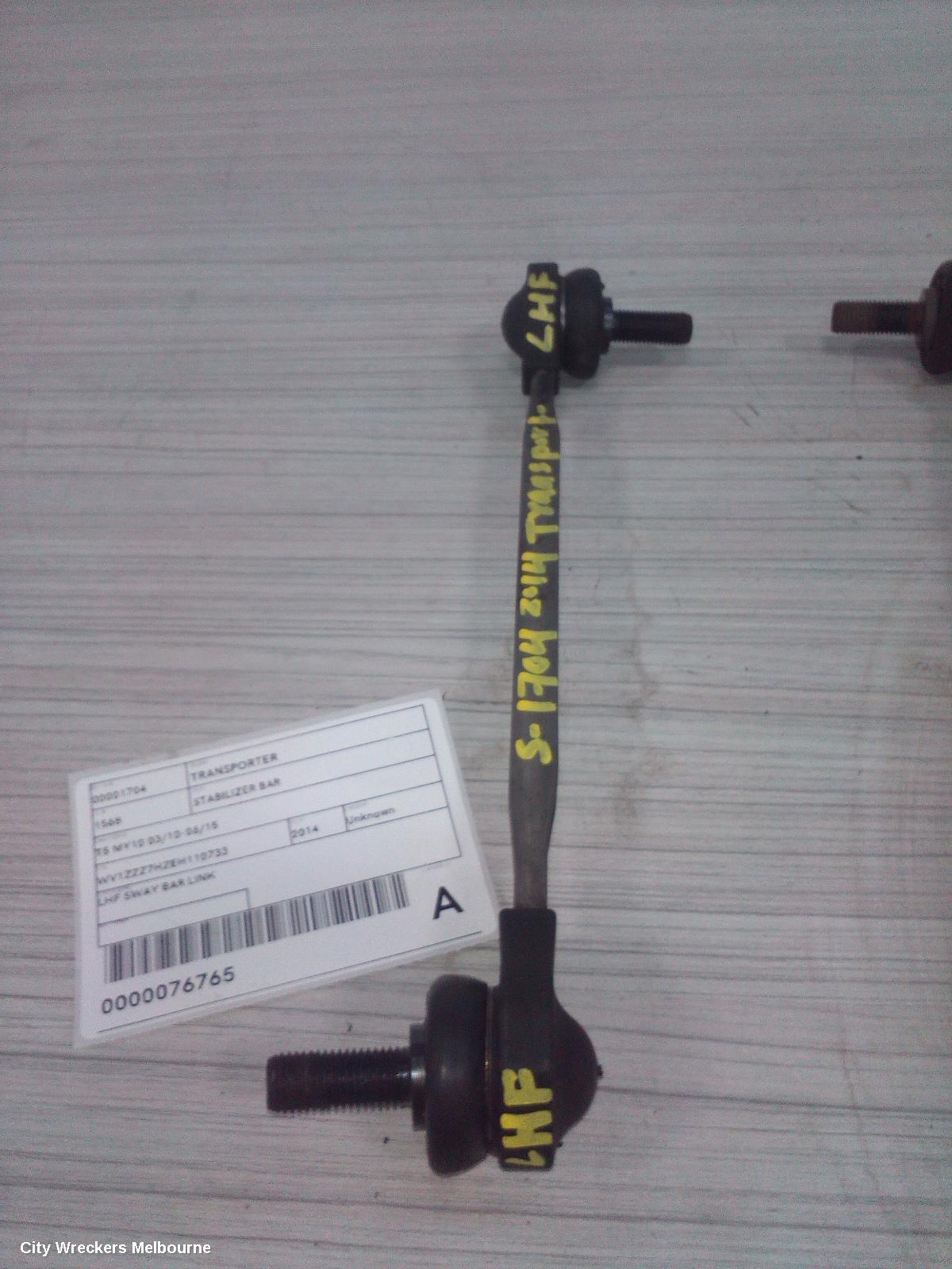 VOLKSWAGEN TRANSPORTER STABILISER BAR, T5 MY10 03/2010 - 06/2015