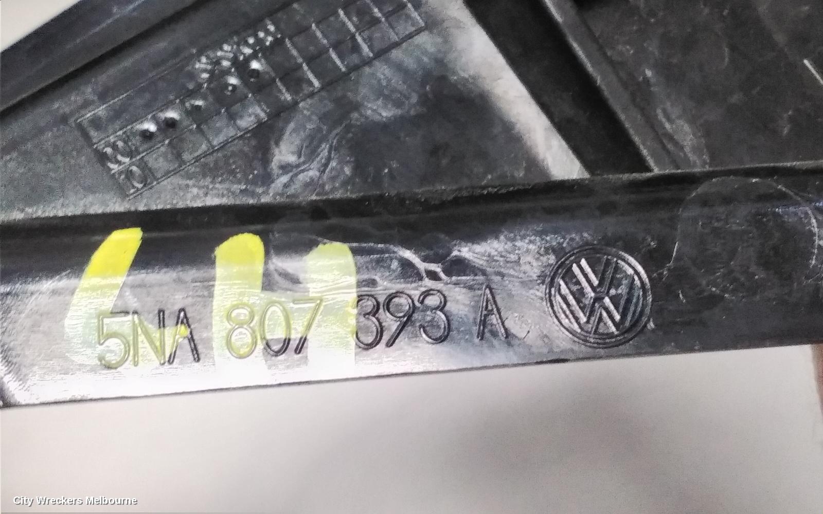 VOLKSWAGEN TIGUAN R/BAR BRACKET/REINFO, BUMPER MTG REINF BRACKET (LH SIDE), 5NA, 06/2016 ONWARDS