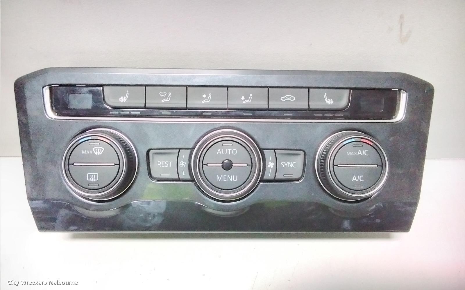 VOLKSWAGEN TIGUAN HEATER/AC CONTROLS, 5NA, FRONT, SINGLE ZONE CLIMATE CONTROL TYPE, 06/2016 ONWARDS