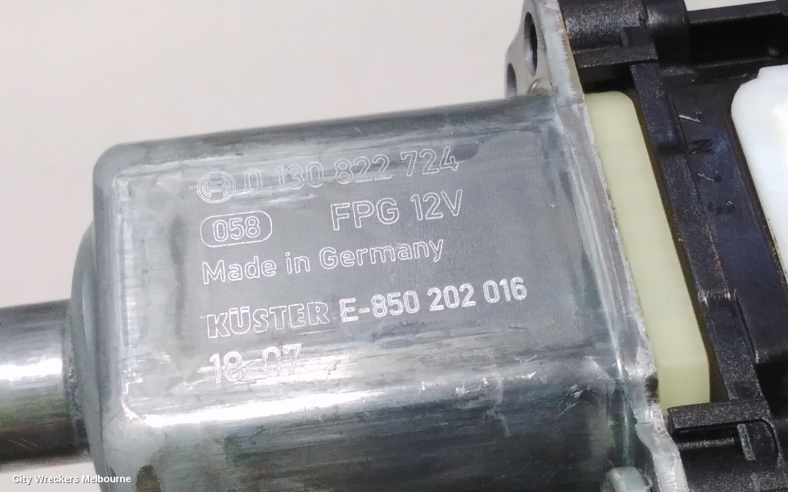 VOLKSWAGEN TIGUAN RIGHT REAR WND REG/MOTOR, 5NA, 06/2016 - 02/2024