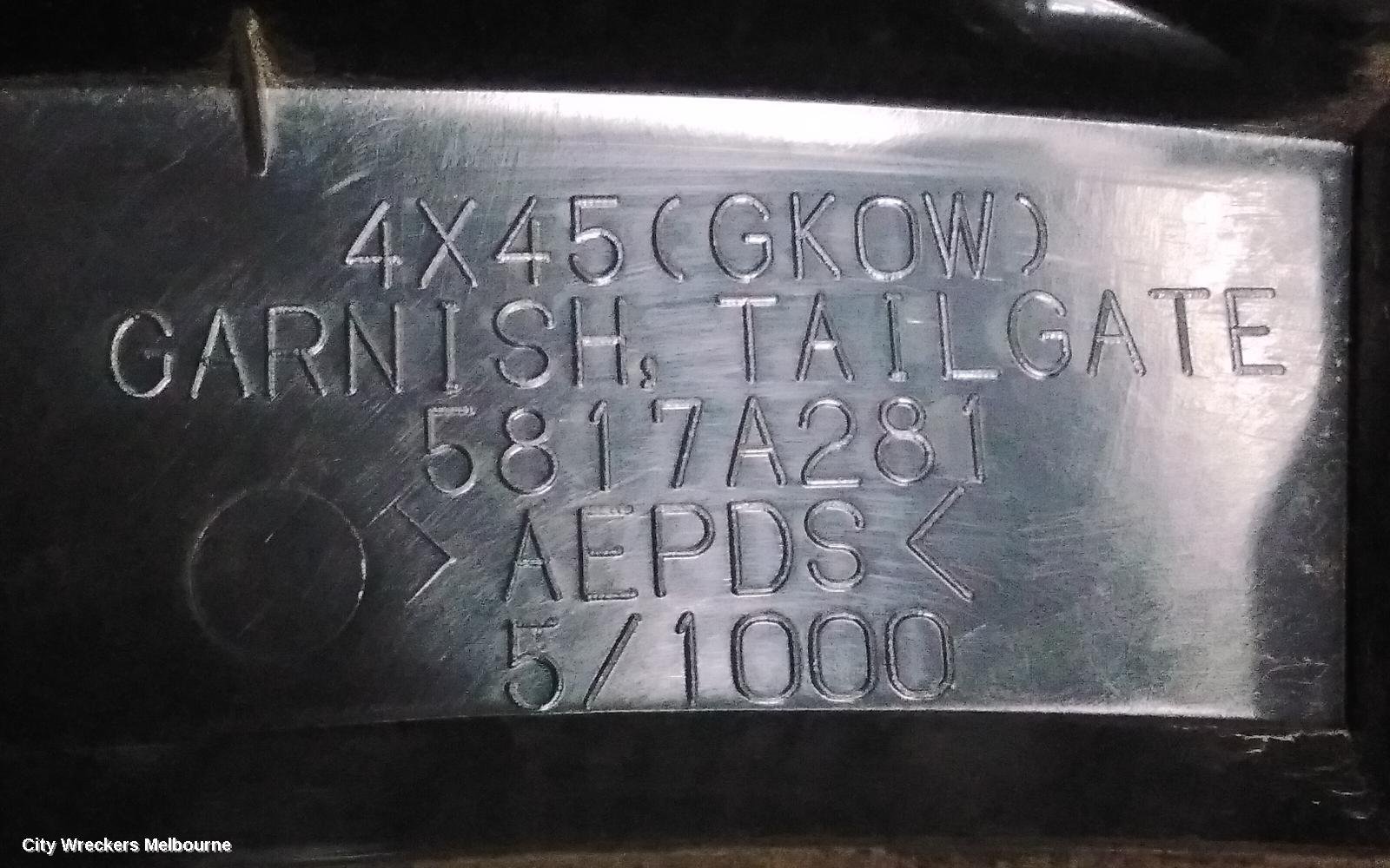 MITSUBISHI ECLIPSE CROSS, GEN 1, 11/2017 ONWARDS, REAR GARNISH TRIM PANEL: 76825