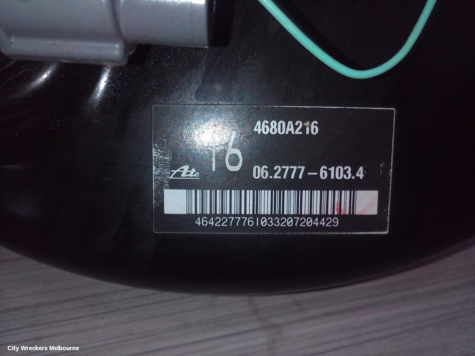 MITSUBISHI ECLIPSE CROSS BRAKE BOOSTER, YA-YB, PETROL, 1.5, 4B40, TURBO, 11/2017 ONWARDS