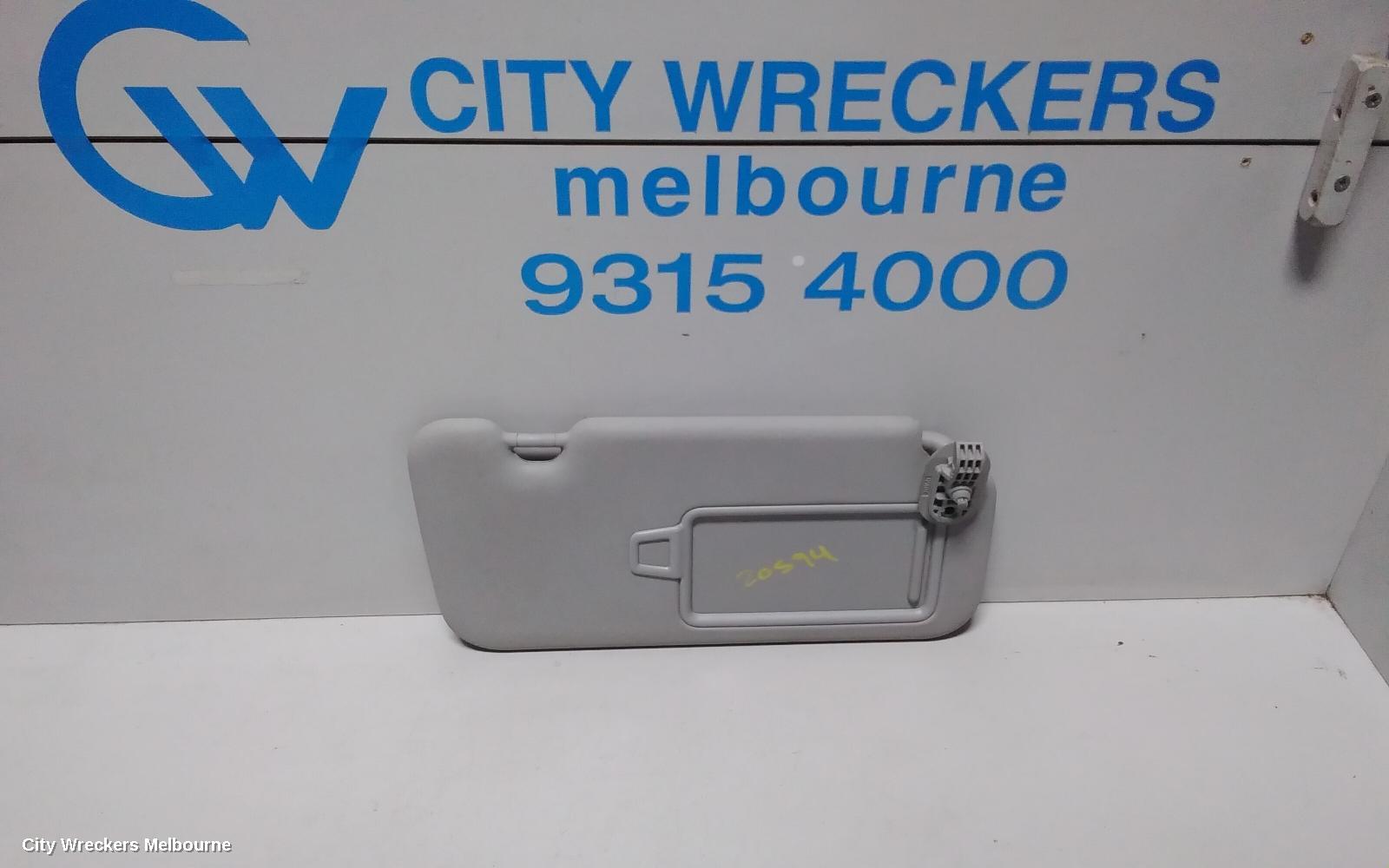 KIA PICANTO SUNVISOR, JA, RH SIDE, 05/2017 ONWARDS