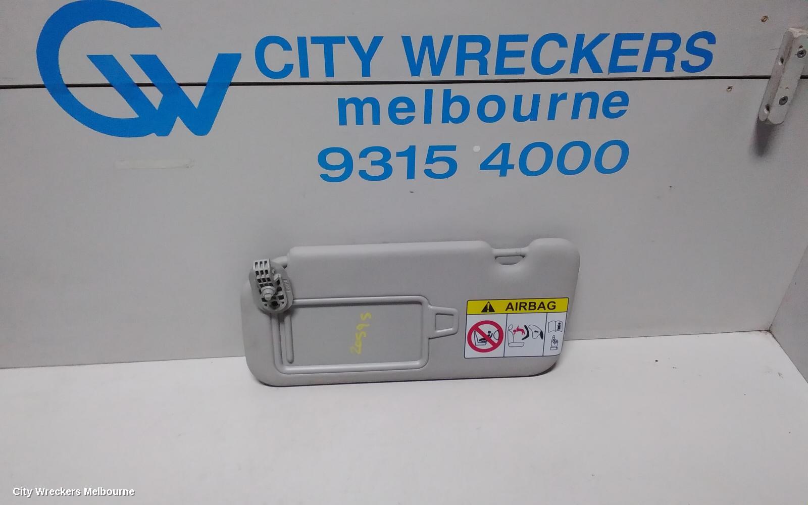 KIA PICANTO SUNVISOR, JA, LH SIDE, 05/2017 ONWARDS