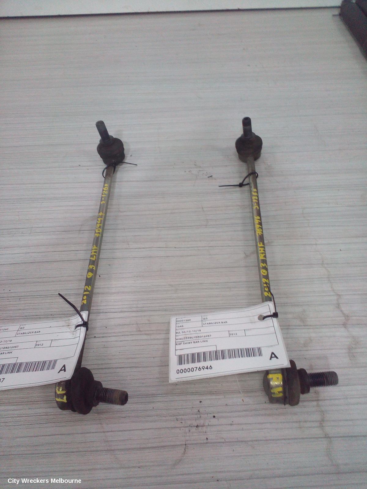 AUDI Q3 STABILISER BAR, 8U, 03/2012 - 12/2018