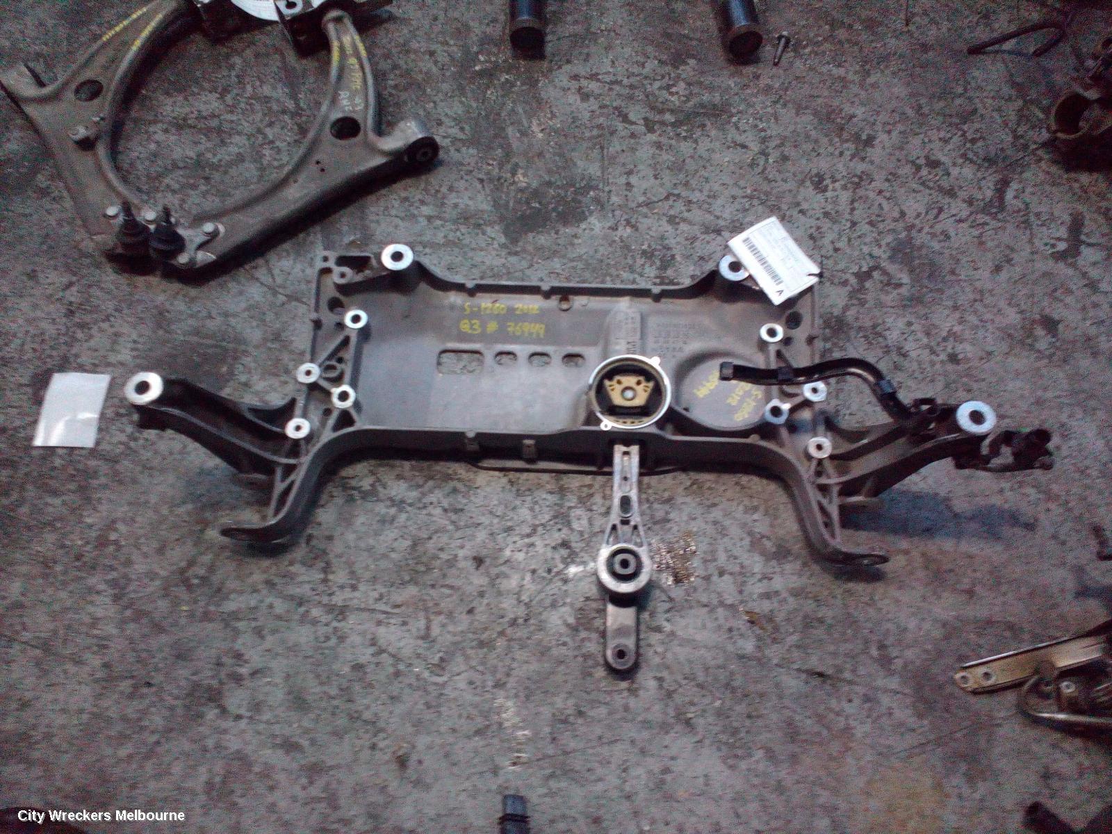 AUDI Q3 FRT XMEMBER/CRADLE, 2.0, PETROL, TURBO, 8U, 03/2012 - 12/2018