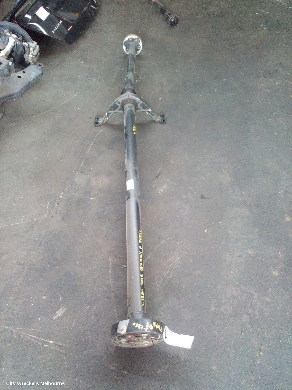 AUDI Q3 REAR DRIVE SHAFT, Q3, 8U, 03/2012 - 12/2018