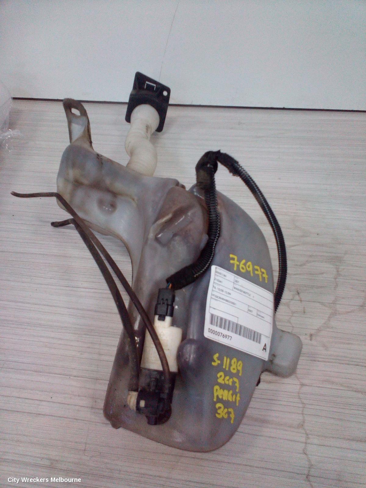 PEUGEOT 307 WASHER BOTTLE, T6, 10/2005 - 12/2009