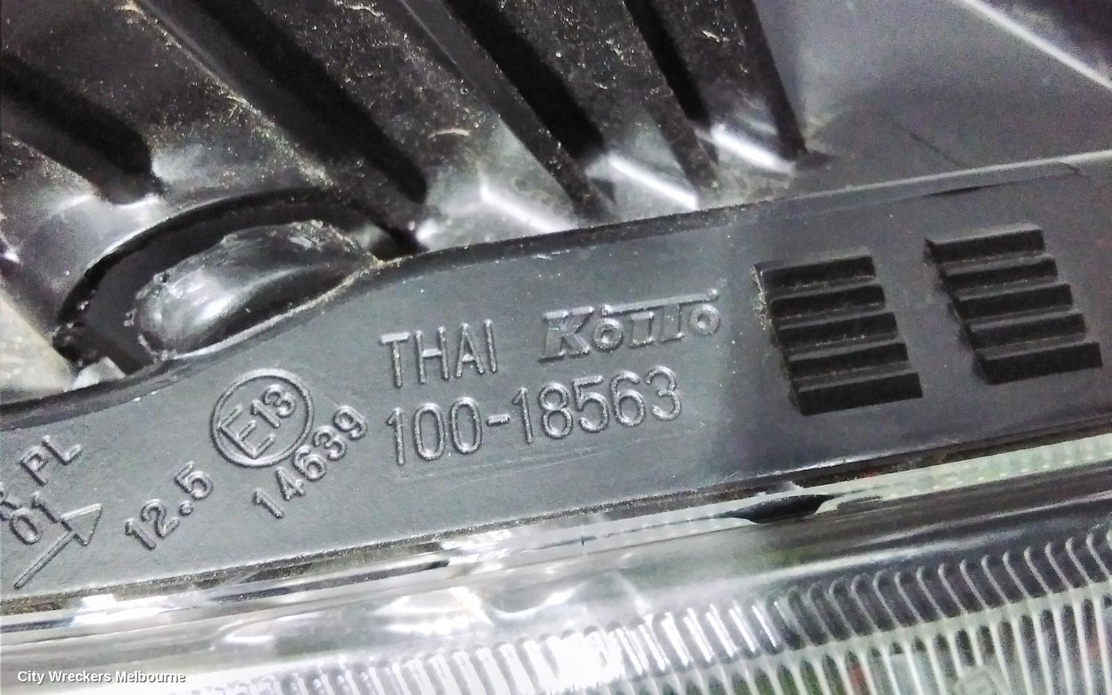 HONDA CIVIC RIGHT HEADLAMP, 10TH GEN, HATCH/SEDAN, HALOGEN TYPE, 05/2016 ONWARDS