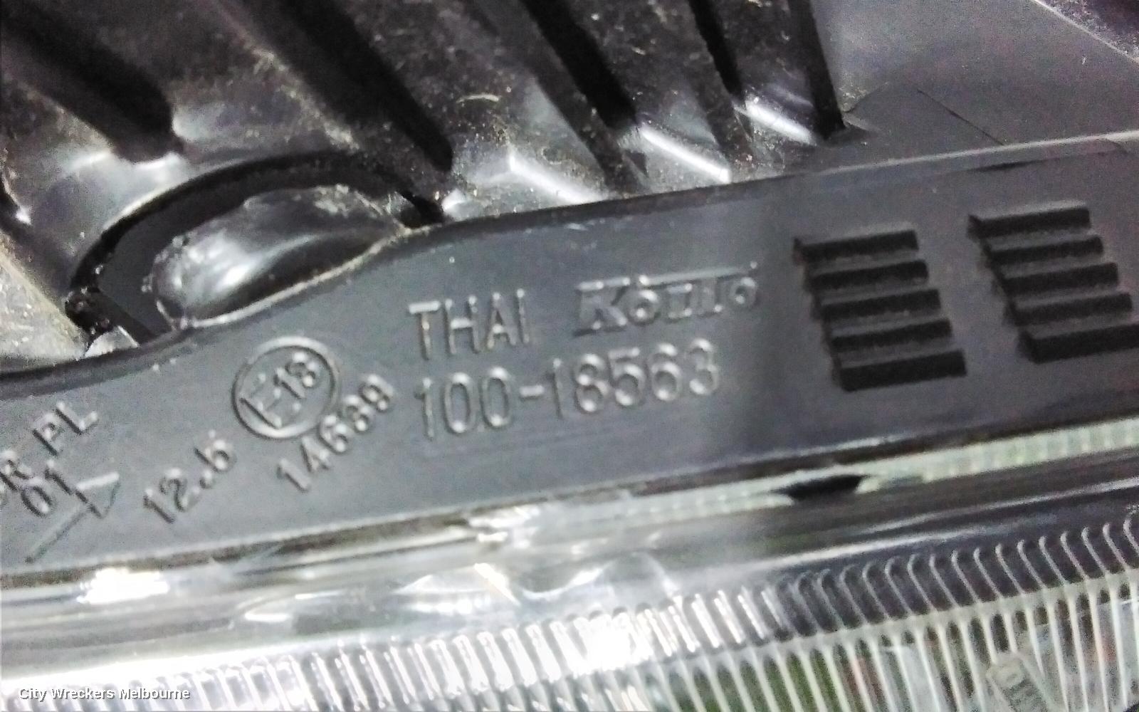 HONDA CIVIC RIGHT HEADLAMP, 10TH GEN, HATCH/SEDAN, HALOGEN TYPE, 05/2016 ONWARDS