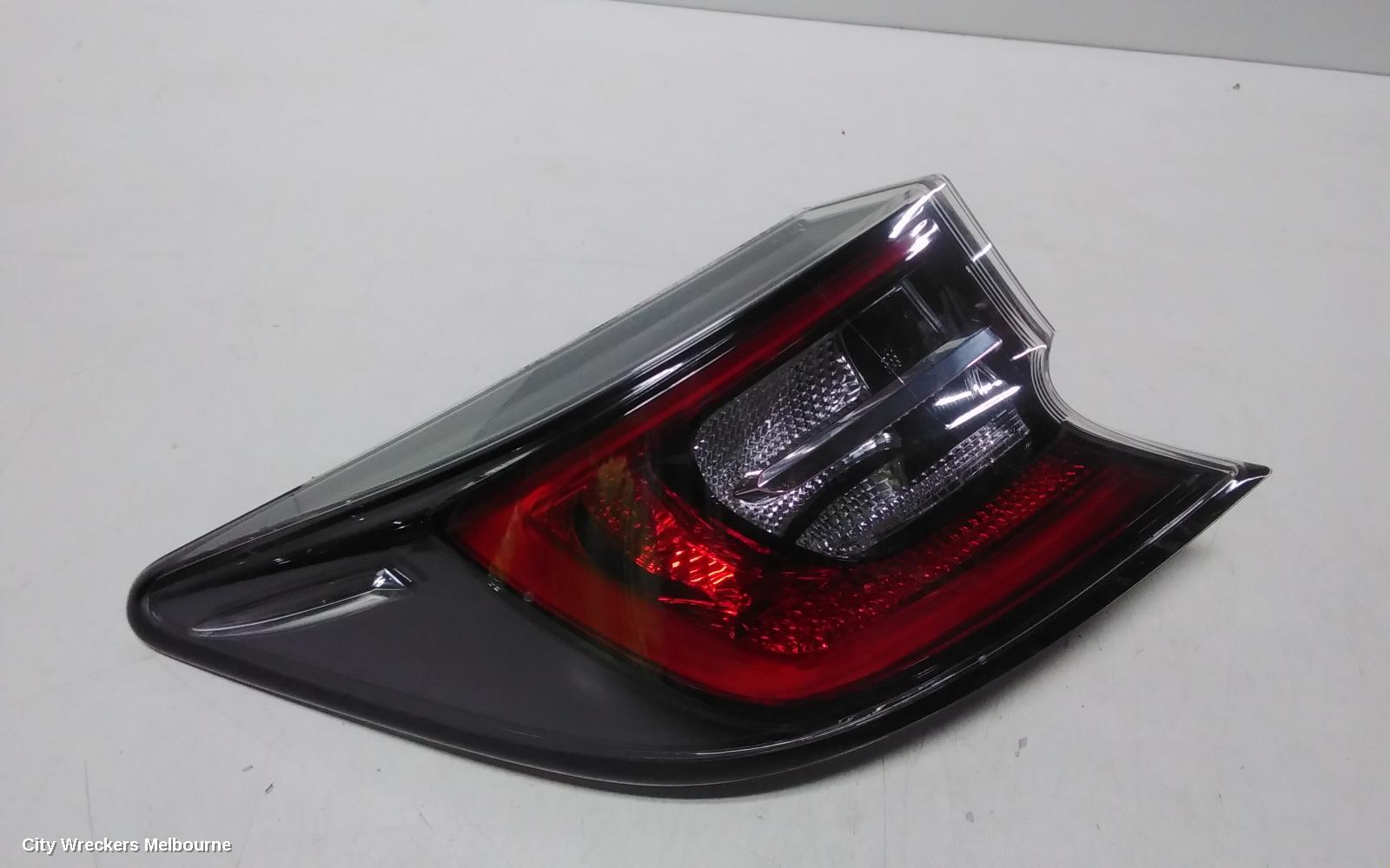TOYOTA COROLLA LEFT TAILLIGHT, E210, IN BODY, HATCH, 07/2018 - 08/2022