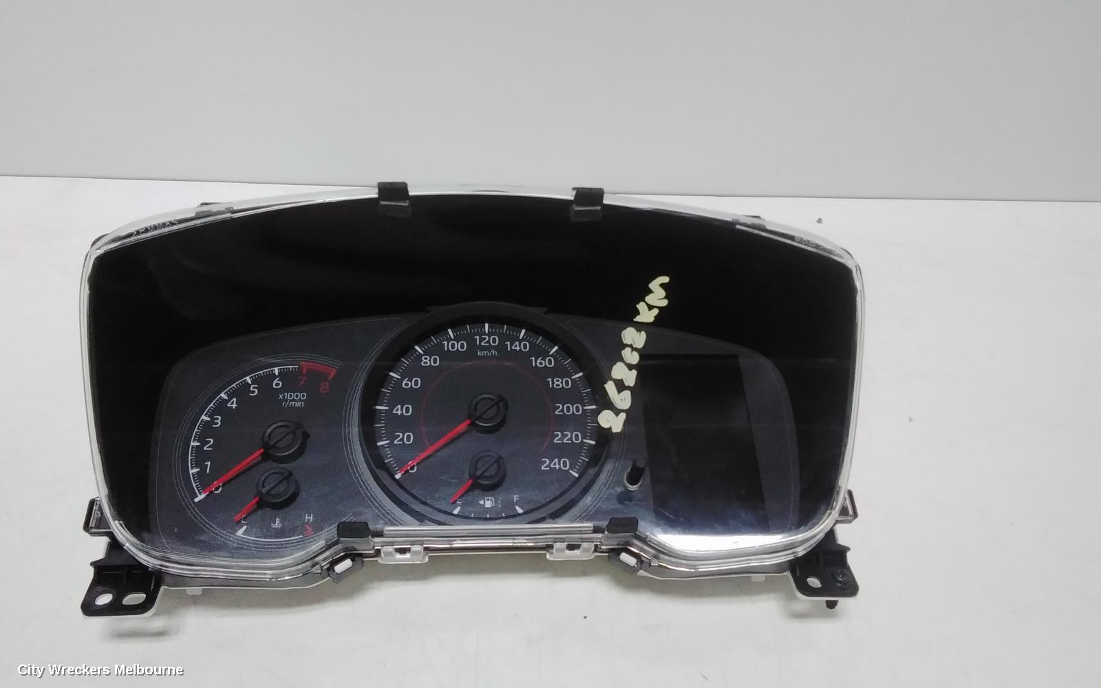TOYOTA COROLLA INSTRUMENT CLUSTER, INSTRUMENT CLUSTER, AUTO T/M, HATCH, HYBRID, ASCENT SPORT/SX, ZWE211R, 07/2018 ONWARDS