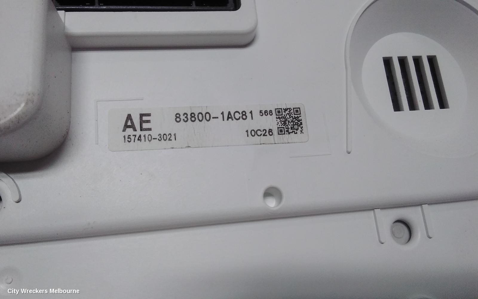 TOYOTA COROLLA INSTRUMENT CLUSTER, INSTRUMENT CLUSTER, AUTO T/M, HATCH, HYBRID, ASCENT SPORT/SX, ZWE211R, 07/2018 ONWARDS
