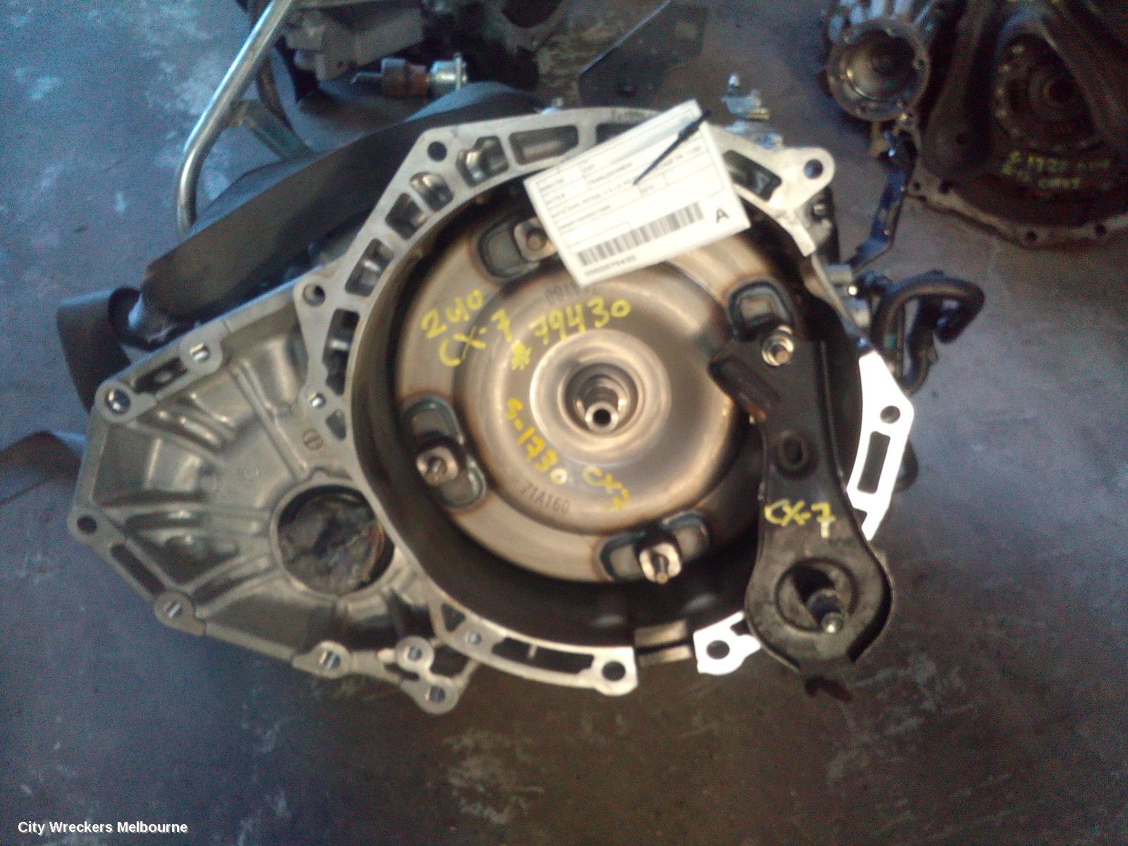 MAZDA CX7 TRANS/GEARBOX, AUTO, 4WD, PETROL, 2.3, L3, NO TRANSFER CASE, ER, 11/2006 - 02/2012
