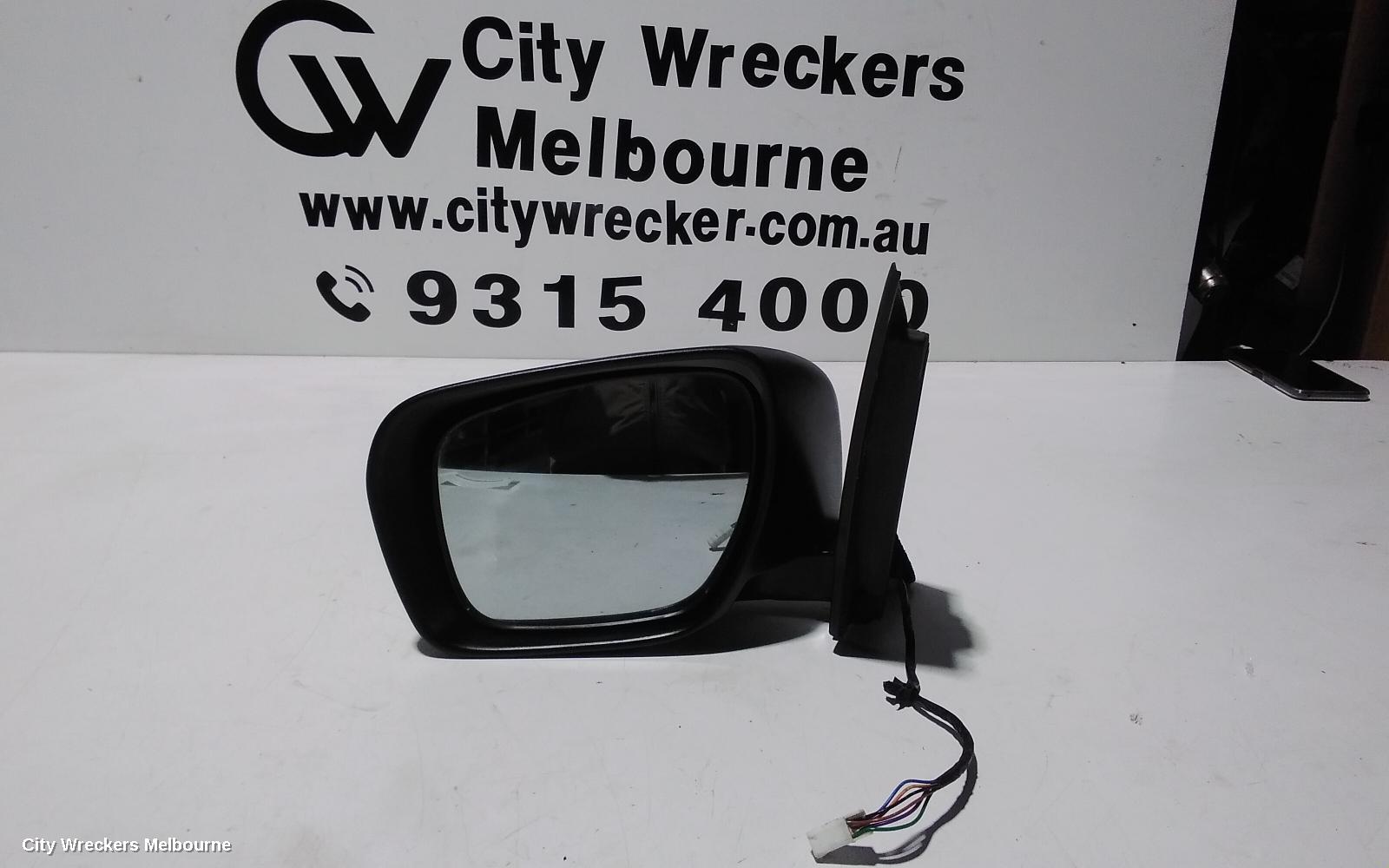 MAZDA CX7 LEFT DOOR MIRROR, ER, HEATED, 6 WIRE TYPE, 11/2006 - 02/2012