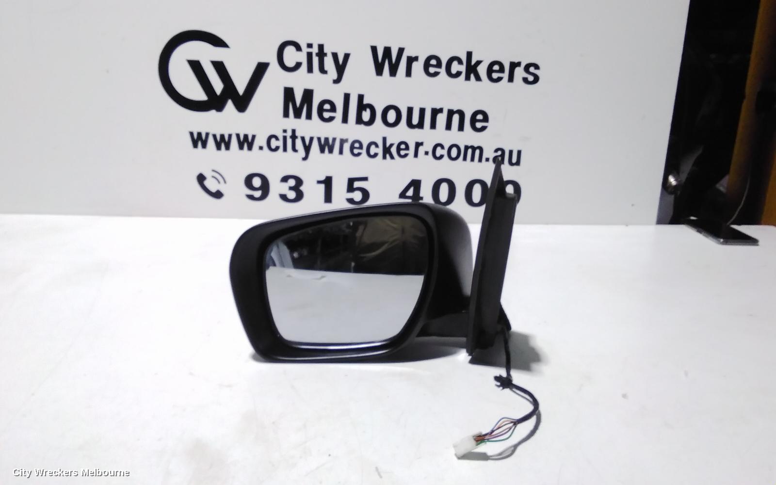 MAZDA CX7 LEFT DOOR MIRROR, ER, HEATED, 6 WIRE TYPE, 11/2006 - 02/2012