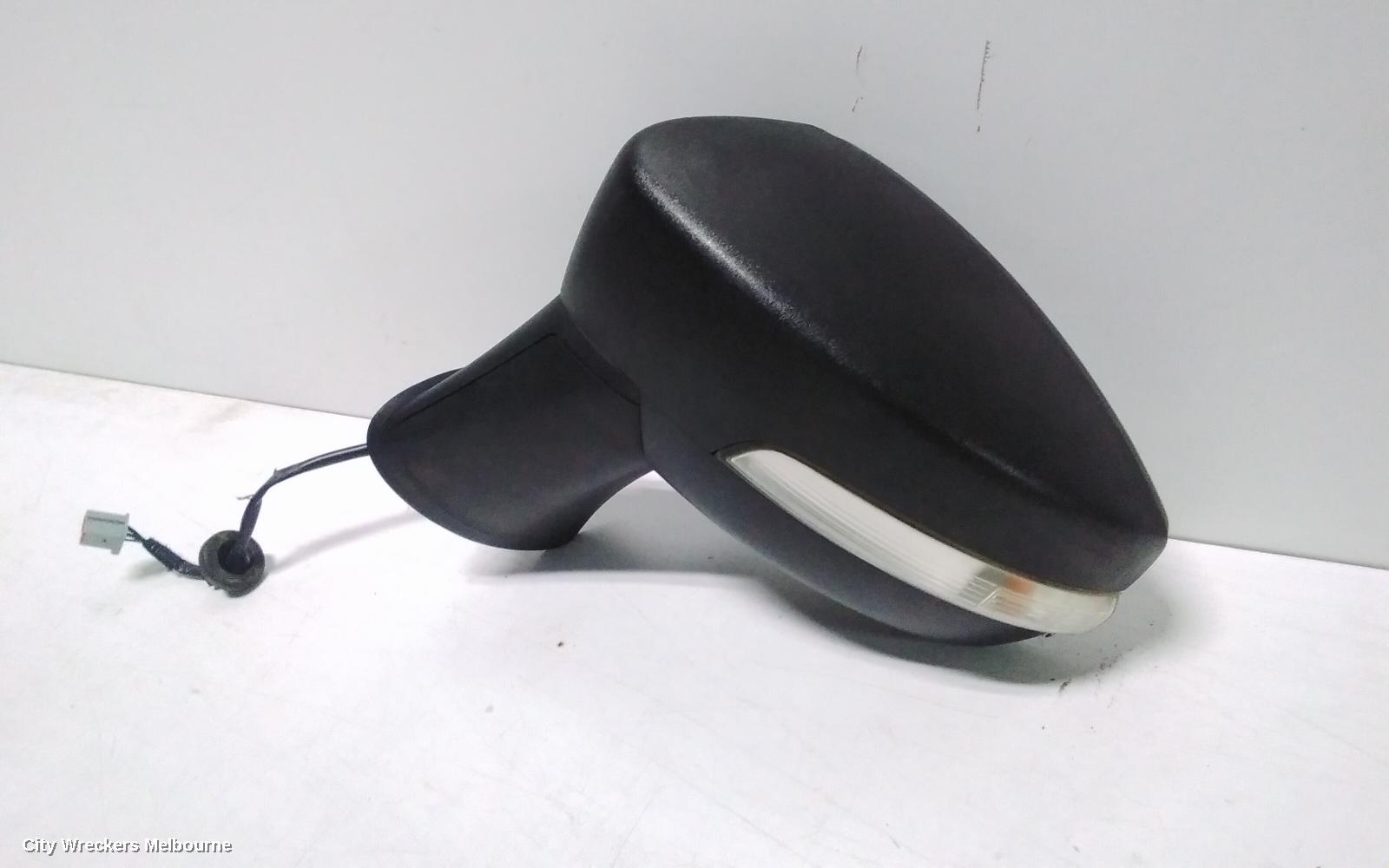 FORD ECOSPORT LEFT DOOR MIRROR, BK, BLACK, 12/2013 - 09/2017