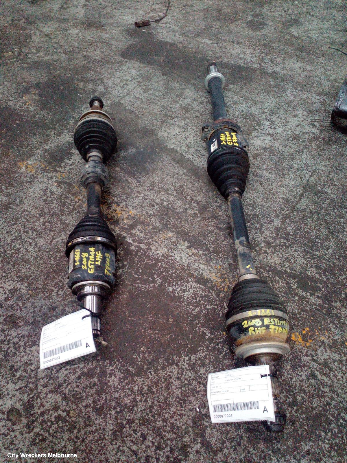 TOYOTA ESTIMA RIGHT DRIVESHAFT, XR50, 05-19