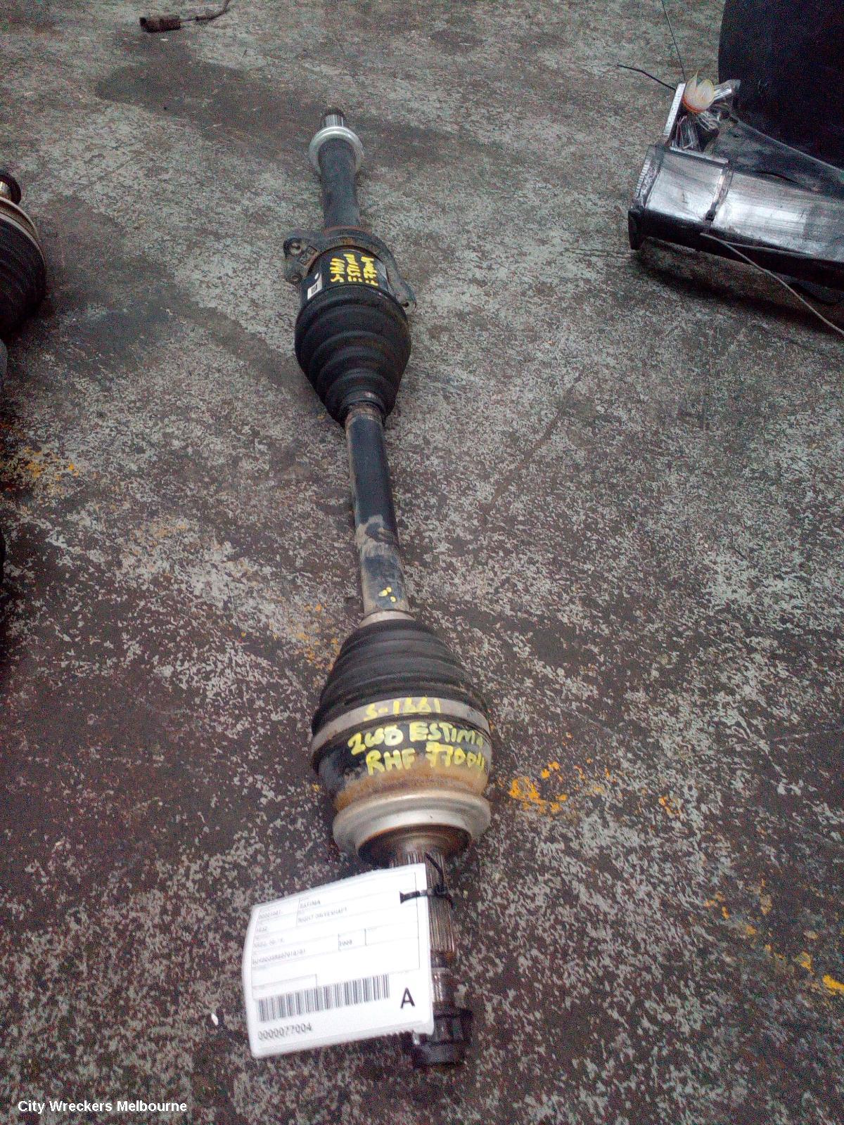 TOYOTA ESTIMA RIGHT DRIVESHAFT, XR50, 05-19