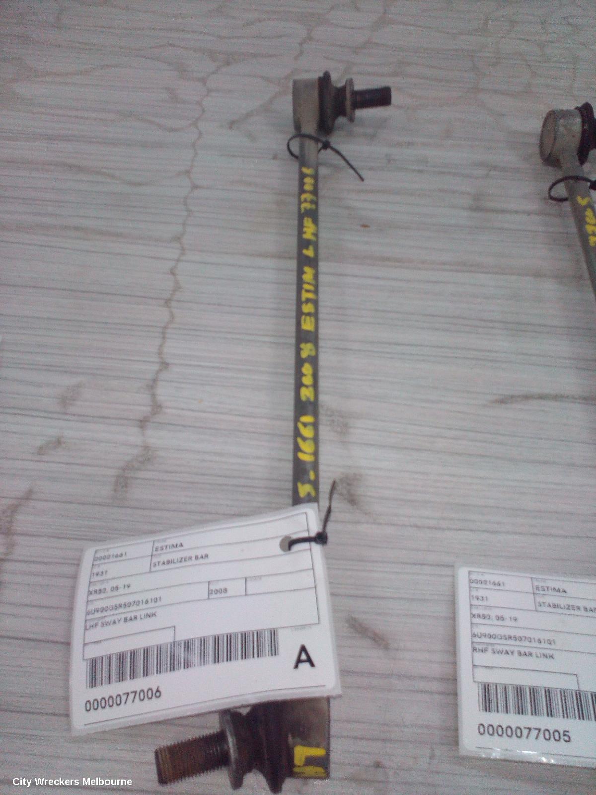 TOYOTA ESTIMA STABILISER BAR, XR50, 05-19