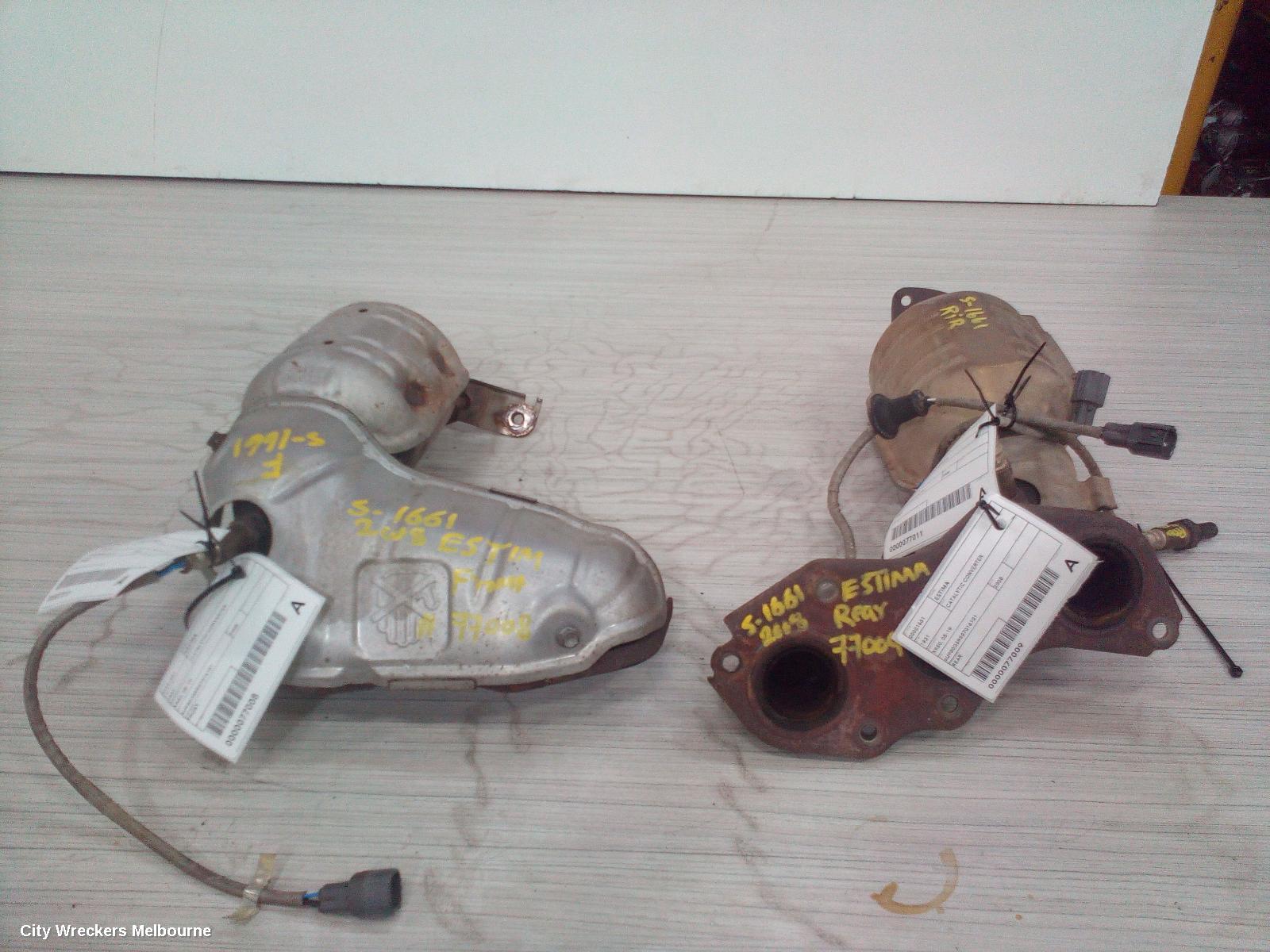 TOYOTA ESTIMA CATALYTIC CONVERTER, XR50, 05-19