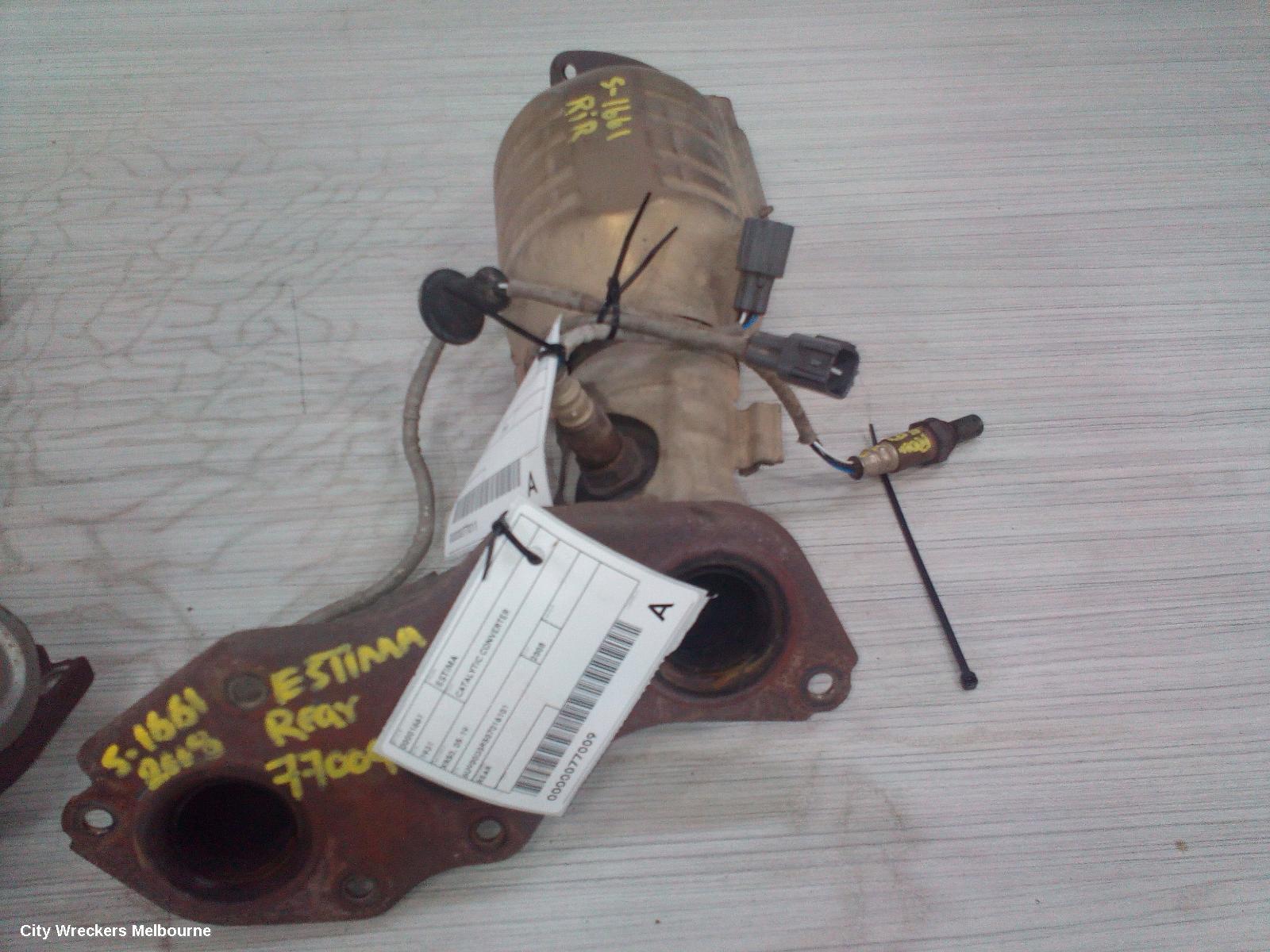 TOYOTA ESTIMA CATALYTIC CONVERTER, XR50, 05-19