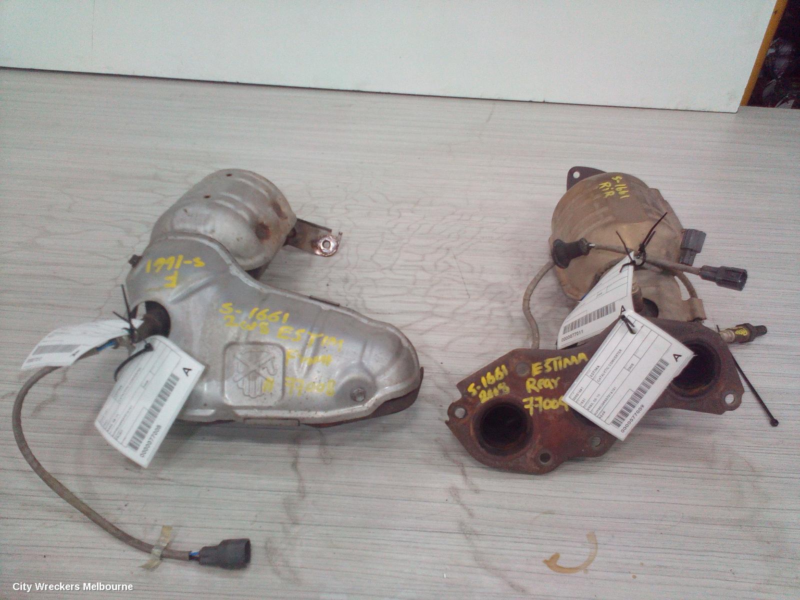 TOYOTA ESTIMA CATALYTIC CONVERTER, XR50, 05-19