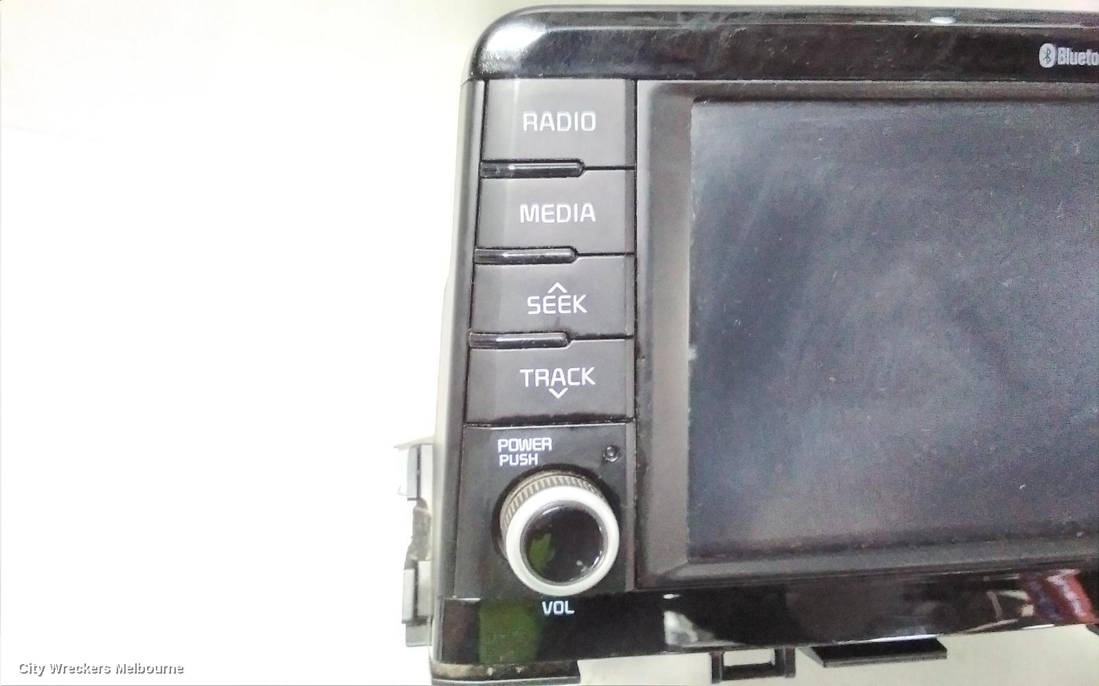KIA PICANTO RADIO/CD/DVD/SAT/TV, DISPLAY UNIT, 7IN TOUCHSCREEN, JA, 05/2017 - 07/2020