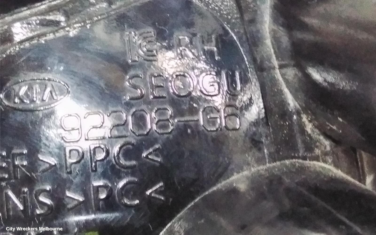 KIA PICANTO RIGHT INDICATOR/FOG/SIDE, BUMPER FOGLAMP, JA, 05/2017 ONWARDS