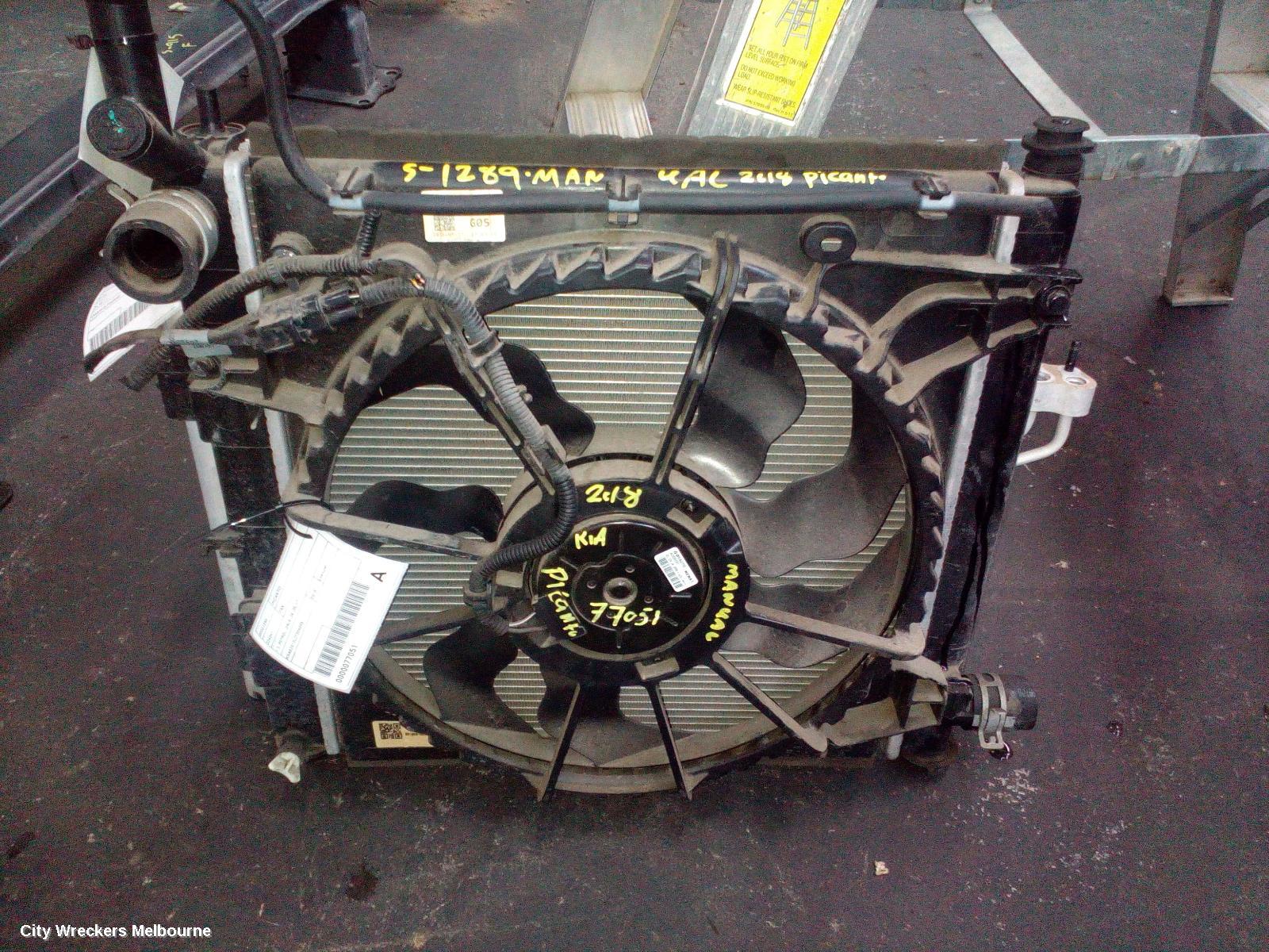 KIA PICANTO FAN, 1.2, PETROL, G4LA, JA, 05/2017 ONWARDS