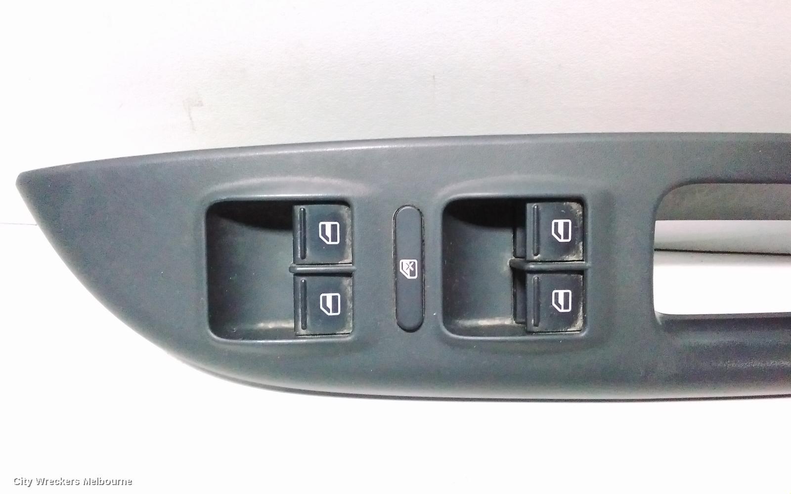SKODA OCTAVIA PWR DR WIND SWITCH, RH FRONT (MASTER SWITCH), 1Z, 05/2009 - 10/2013