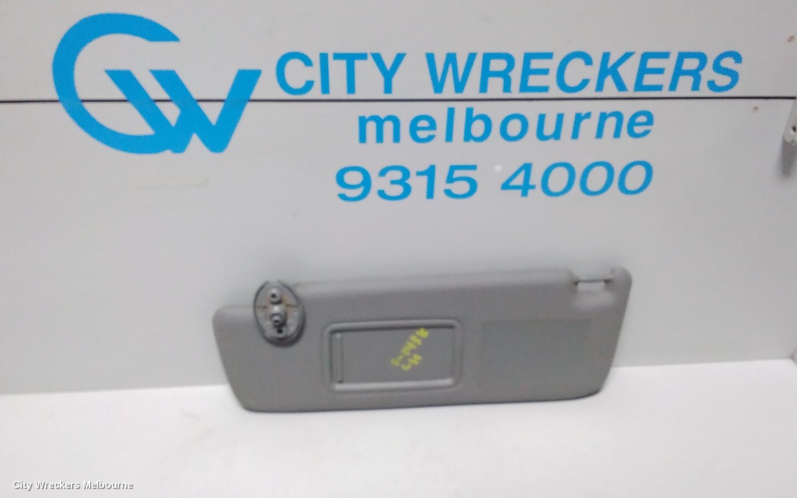 TOYOTA PRADO SUNVISOR, 120 SERIES, LH SIDE, GREY, GX/GXL, 02/2003 - 10/2009
