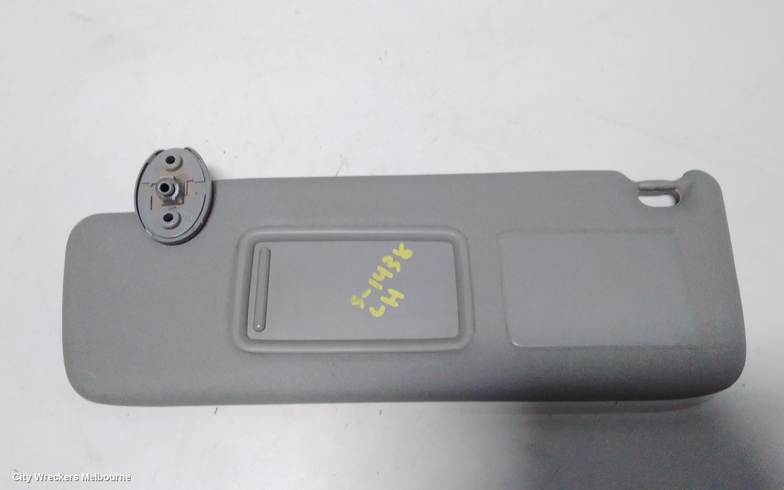 TOYOTA PRADO SUNVISOR, 120 SERIES, LH SIDE, GREY, GX/GXL, 02/2003 - 10/2009