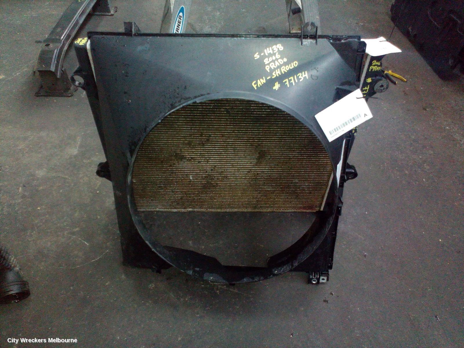 TOYOTA PRADO FAN SHROUD, 3.0, 1KZ-TE, DIESEL, 120 SERIES, 02/2003 - 10/2006