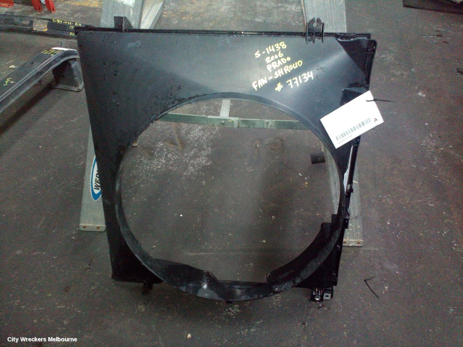 TOYOTA PRADO FAN SHROUD, 3.0, 1KZ-TE, DIESEL, 120 SERIES, 02/2003 - 10/2006