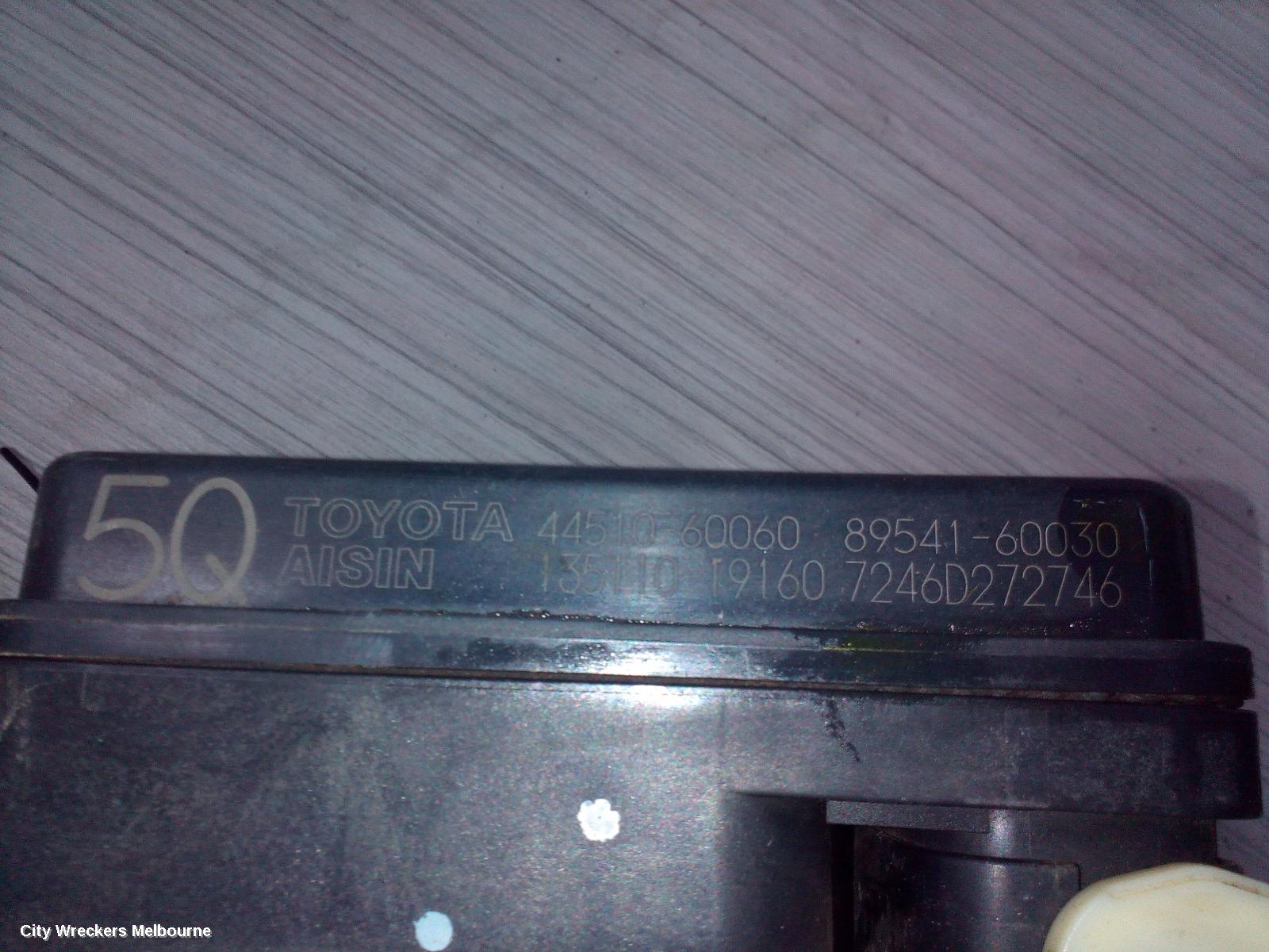 TOYOTA PRADO ABS PUMP/MODULATOR, 120 SERIES, ABS ONLY, P/N 44510-60060, 02/2003 - 10/2009
