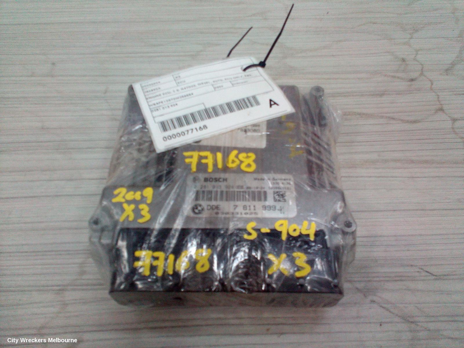 BMW X3 ECU, ENGINE ECU, 2.0, N47D20, DIESEL, AUTO, ECU ONLY, E83, 09/2007 - 11/2010