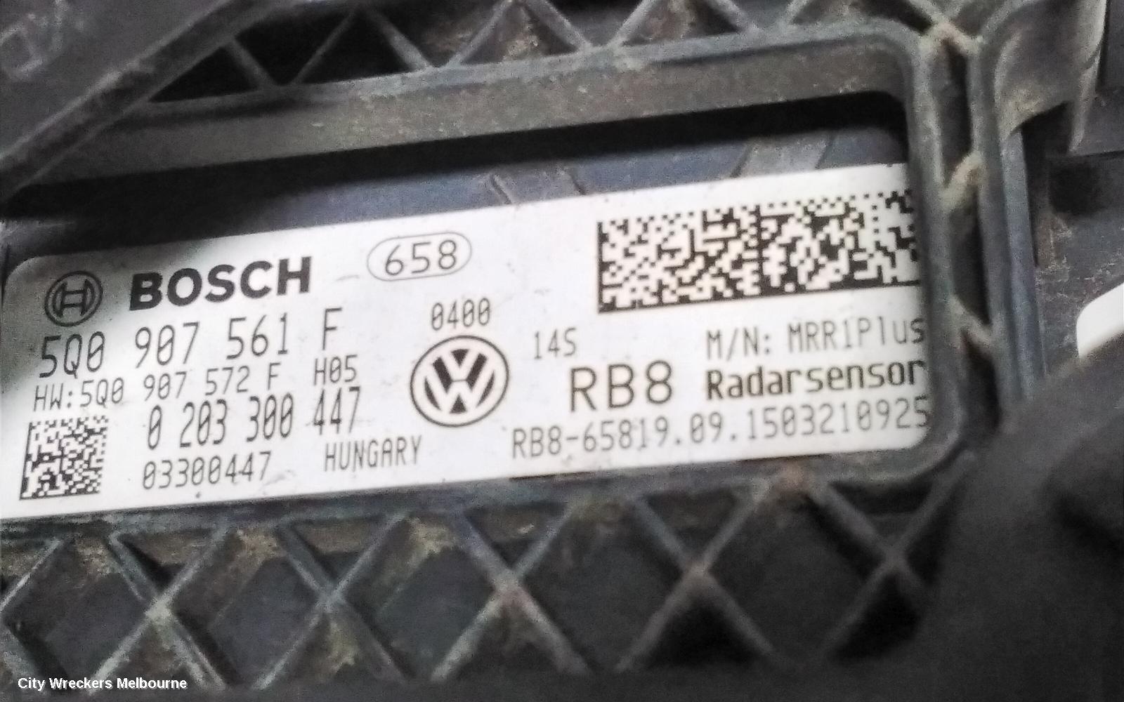 SKODA FABIA, NJ, 01/2015 - 08/2021, RADAR SENSOR VIN:TMBFN6NJ0GZ101576: 77206