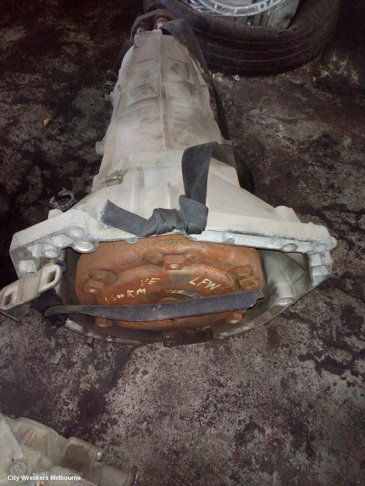 HOLDEN COMMODORE TRANS/GEARBOX, AUTO, 3.0, LFW ENG, MYB, 1BWA TAG, VE, 08/2009 - 04/2013