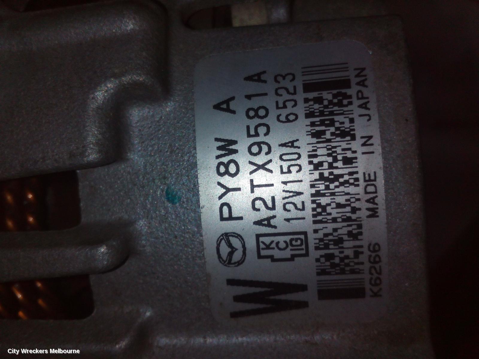 MAZDA CX9 ALTERNATOR, PETROL, 2.5, TURBO, TC, 07/2016 ONWARDS