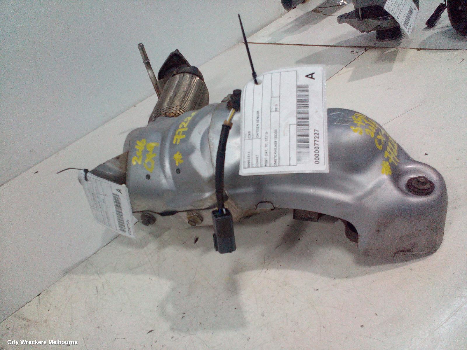 MAZDA CX9 CATALYTIC CONVERTER, DOWNPIPE-CAT TYPE, 2.5, PETROL, AWD, TC, 07/2016 ONWARDS