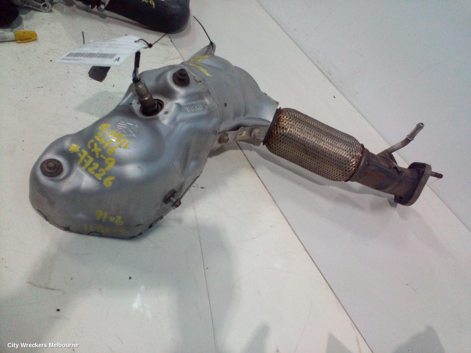 MAZDA CX9 CATALYTIC CONVERTER, DOWNPIPE-CAT TYPE, 2.5, PETROL, AWD, TC, 07/2016 ONWARDS