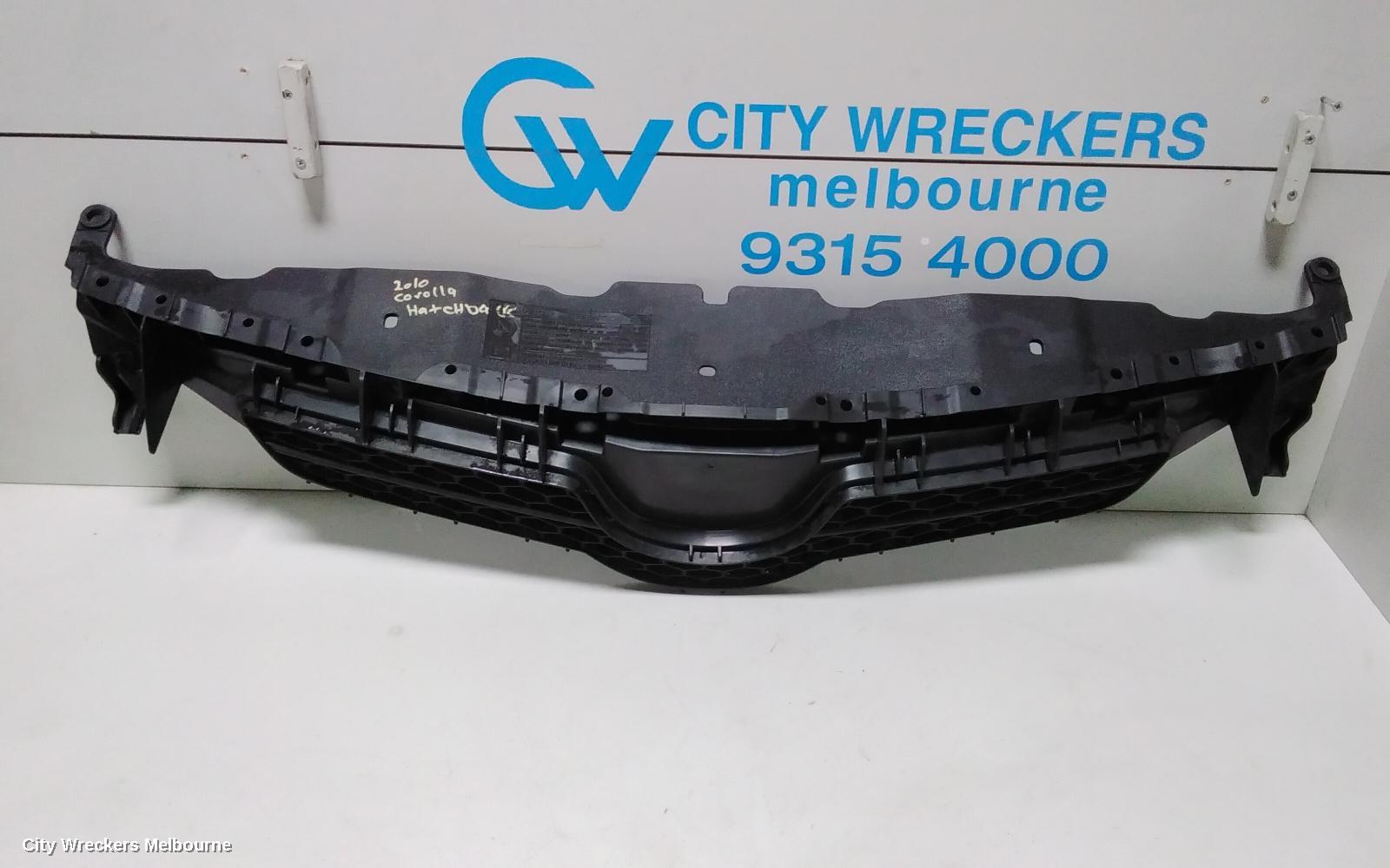 TOYOTA COROLLA GRILLE, BUMPER GRILLE (CENTRE), ZRE152R, HATCH, 11/2009 - 09/2012