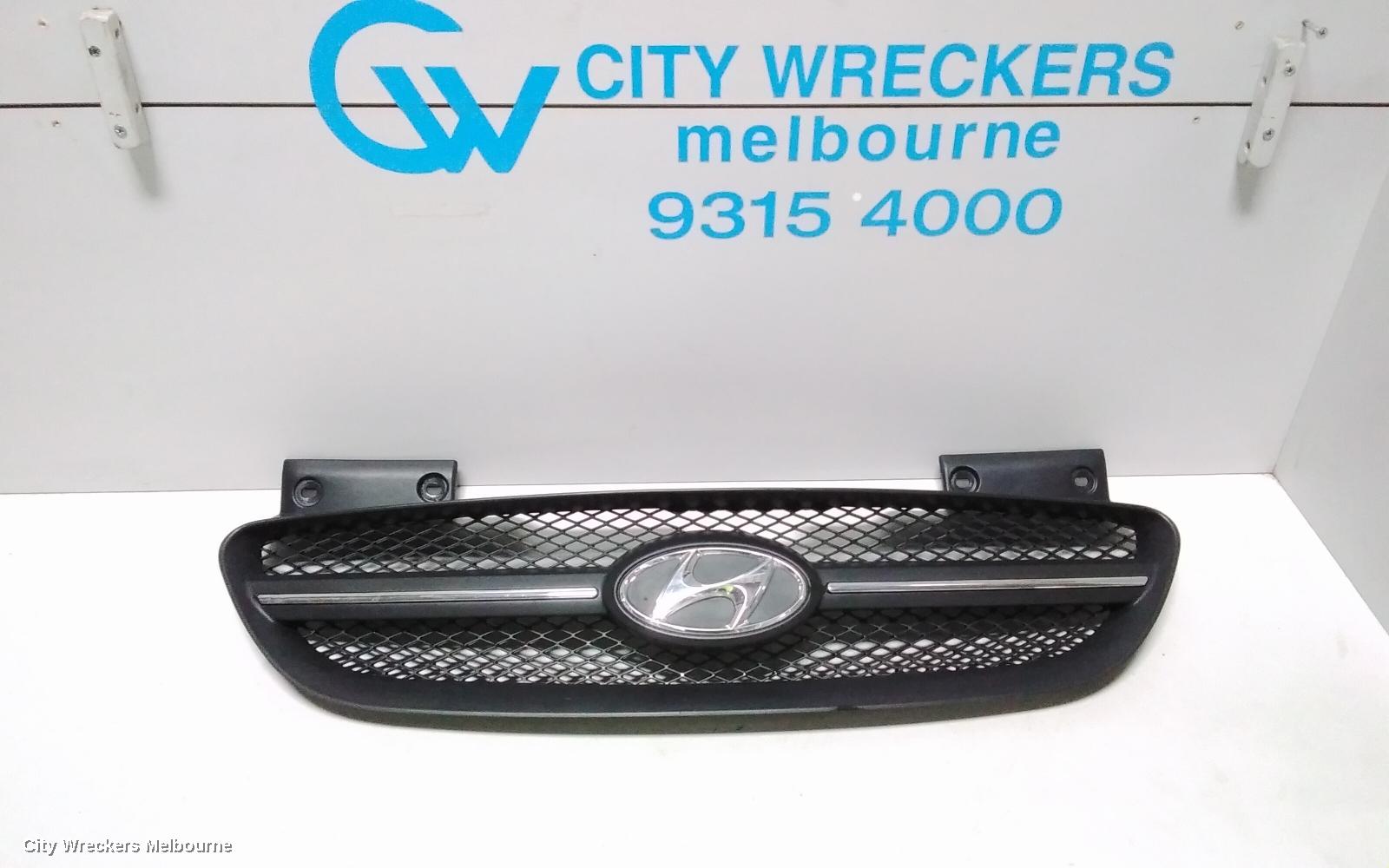 HYUNDAI GETZ GRILLE, RADIATOR GRILLE, TB, PRIME/CHROME, 10/2005 - 07/2008
