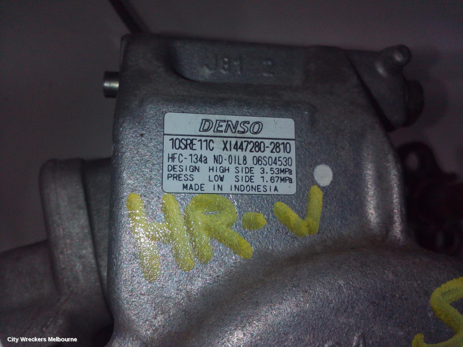HONDA HRV A/C COMPRESSOR, RU5, 1.8, PETROL, 12/2014 ONWARDS