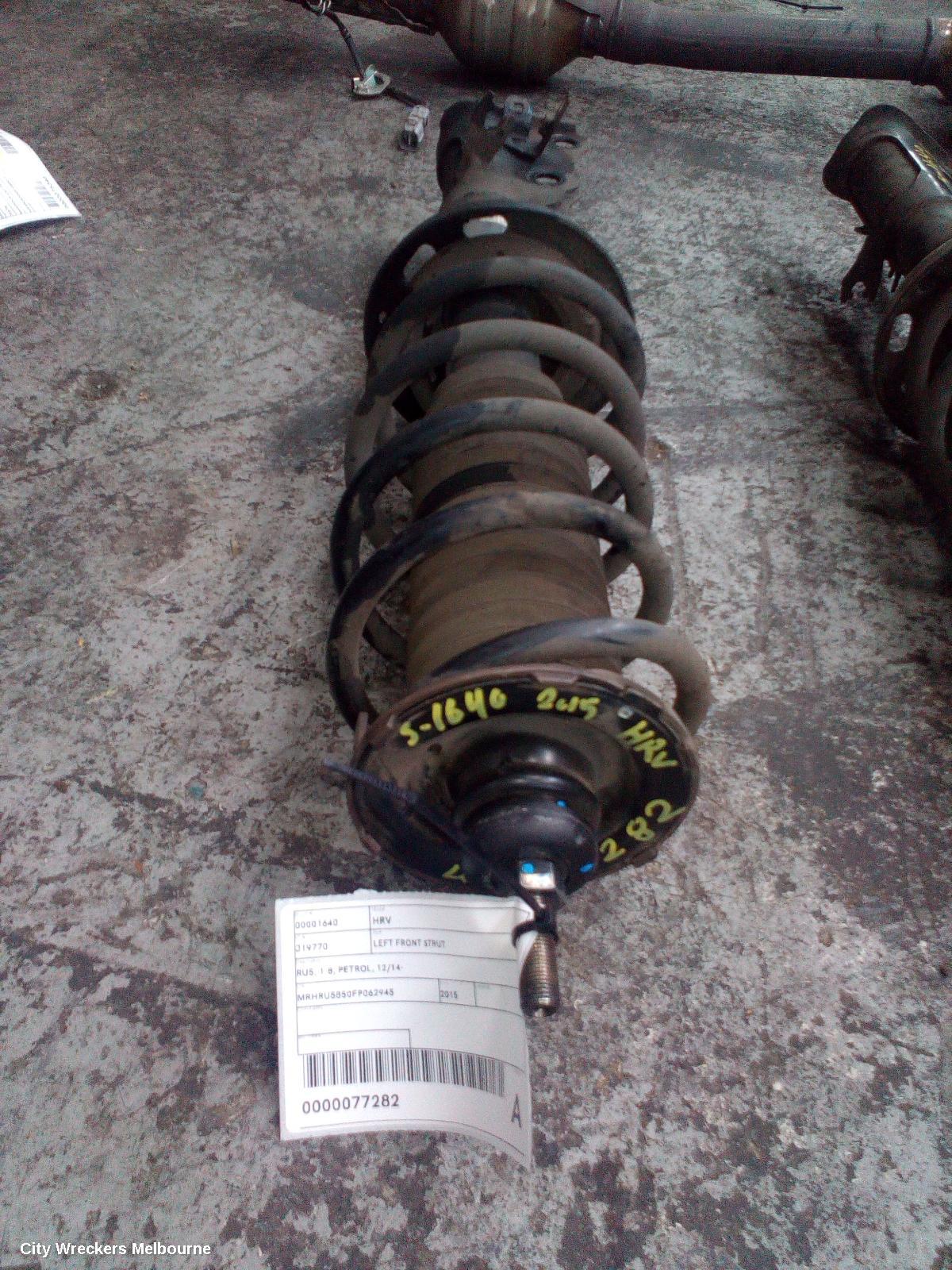 HONDA HRV LEFT FRONT STRUT, RU5, 1.8, PETROL, 12/2014 ONWARDS