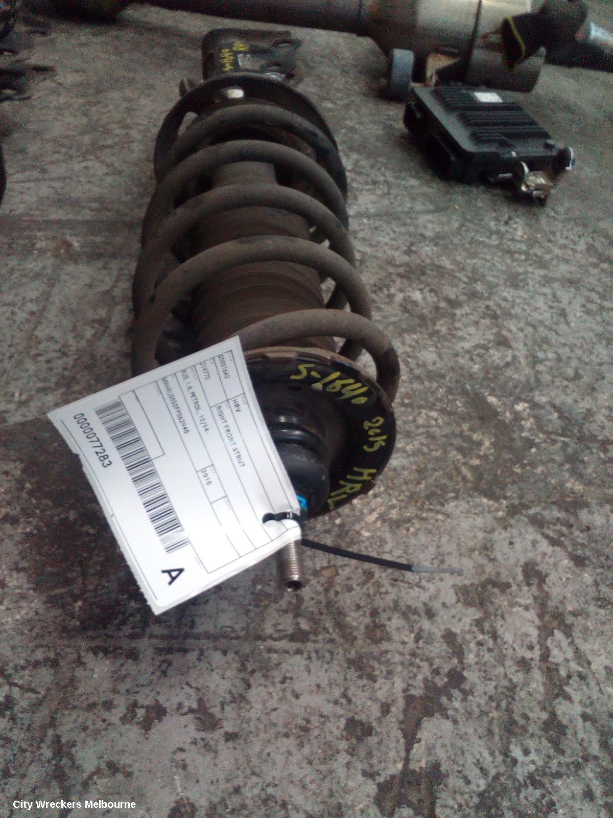 HONDA HRV RIGHT FRONT STRUT, RU5, 1.8, PETROL, 12/2014 ONWARDS